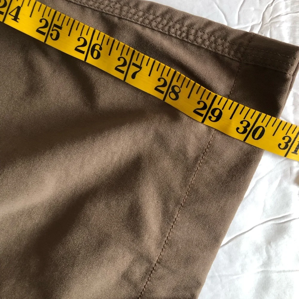 Duluth Trading Flex Dry on the Fly Cargo Pants Mens 36x36 Military Brown